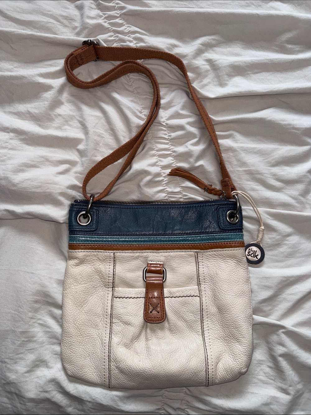 The Sak Leather “Kendra” Crossbody Bag vintage